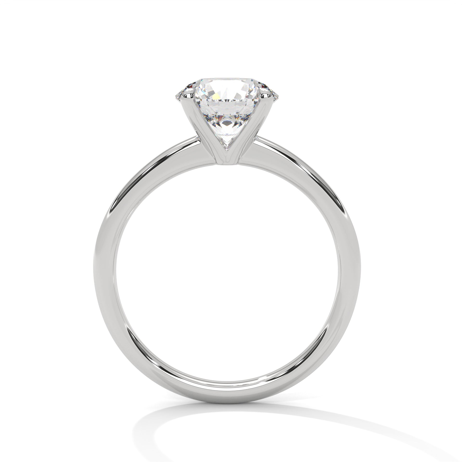 1.50CT Round Lab Grown Diamond Solitaire RIng