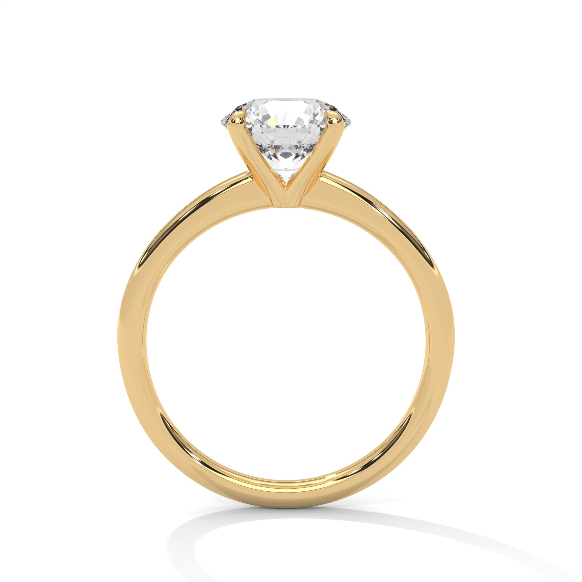 1.50CT Round Lab Grown Diamond Solitaire RIng