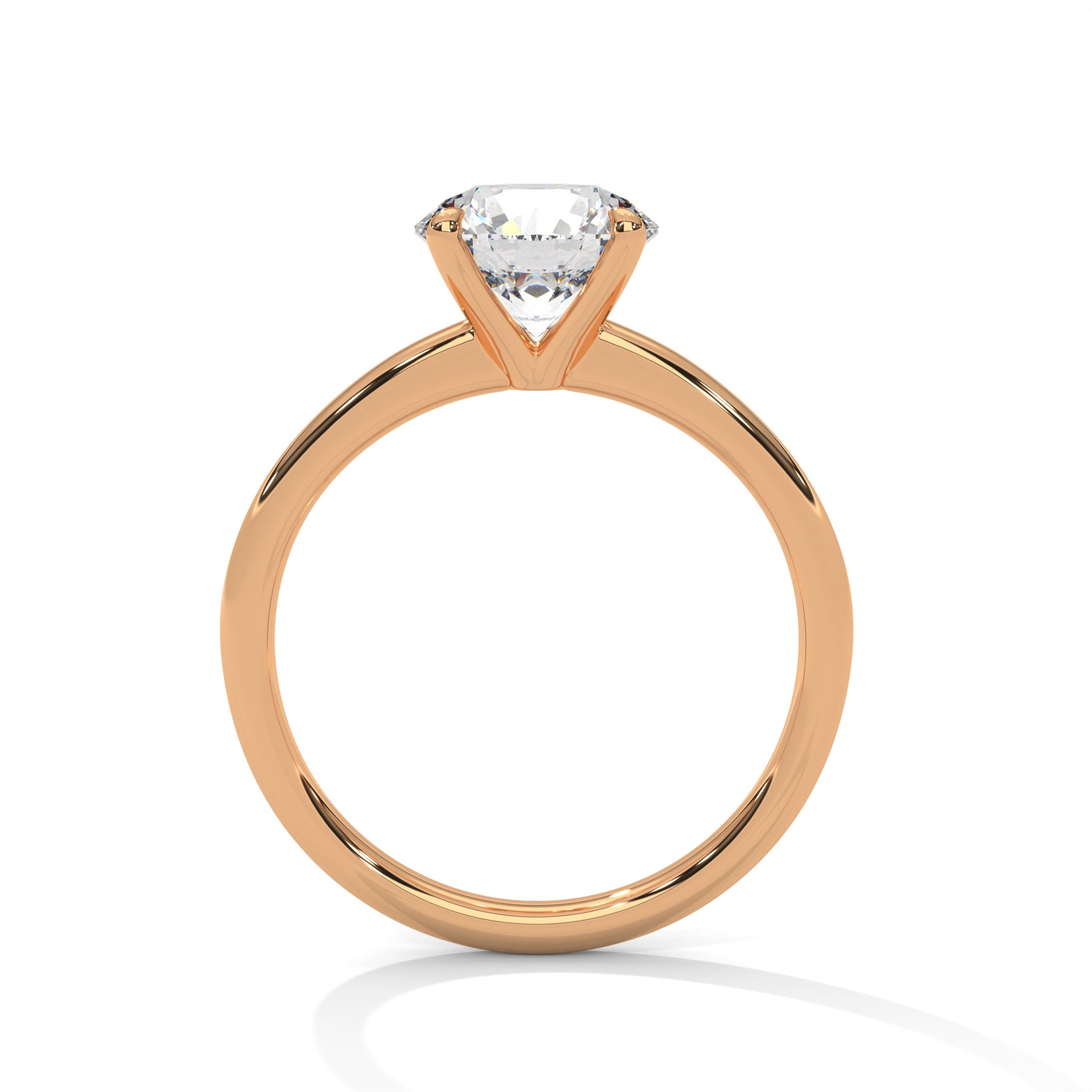 1.50CT Round Lab Grown Diamond Solitaire RIng