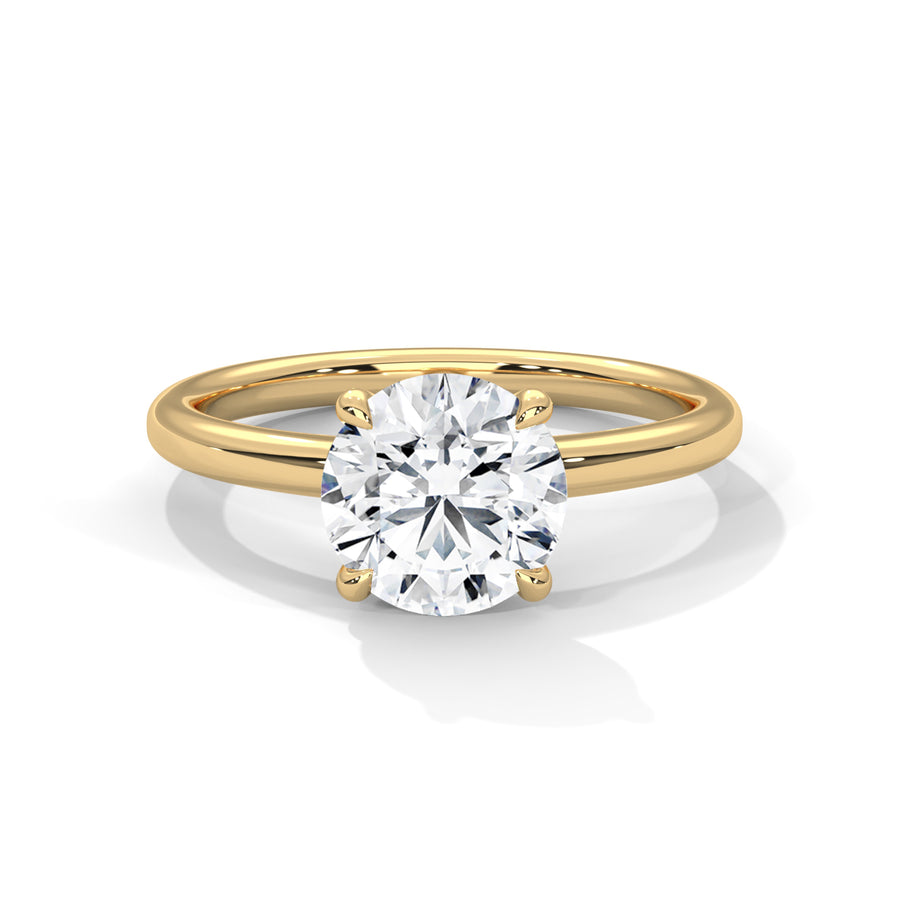 1.50CT Round Lab Grown Diamond Solitaire RIng