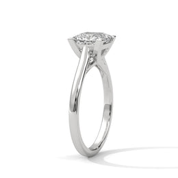 1.50CT Princess Lab Grown Diamond Cathedral Set Ring