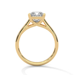 1.50CT Princess Lab Grown Diamond Cathedral Set Ring