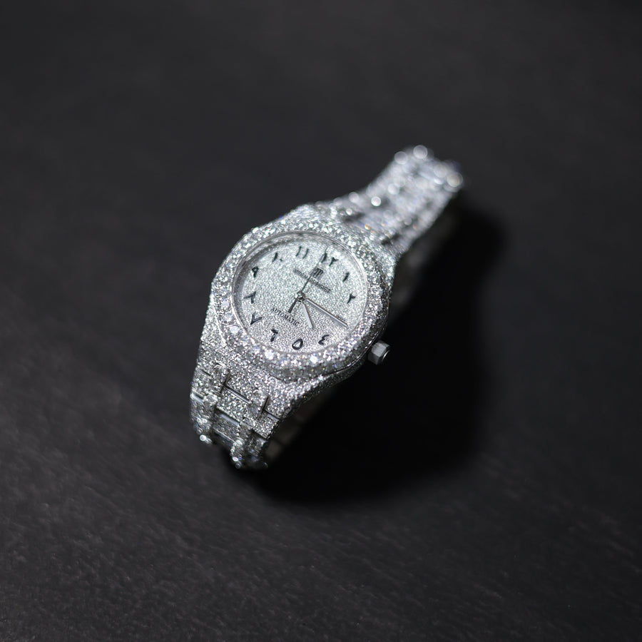 Luxury Iced-Out full Moissanite Diamond Watch