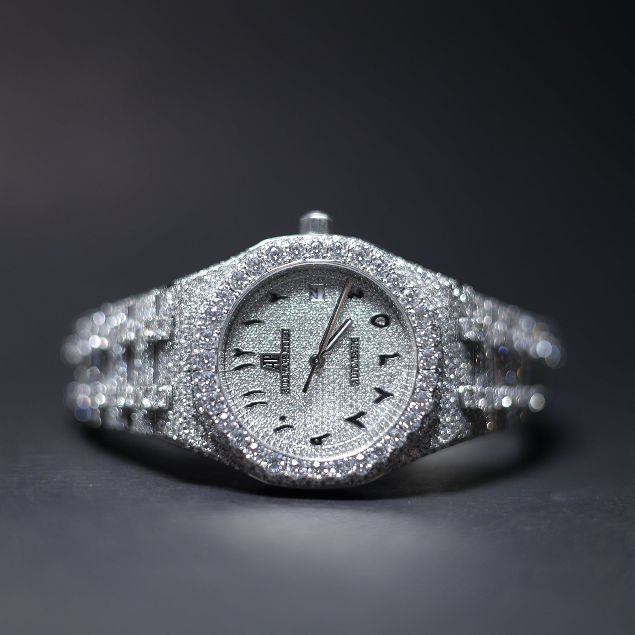 Luxury Iced-Out full Moissanite Diamond Watch