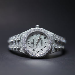 Luxury Iced-Out full Moissanite Diamond Watch