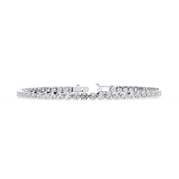 Round Cut Diamond Tennis Bracelet | Sparkling Eternity Link Bracelet for Women