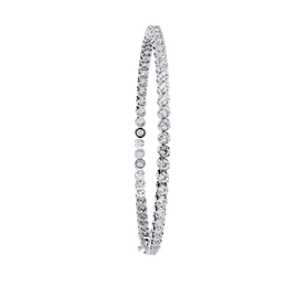 Round Cut Diamond Tennis Bracelet | Sparkling Eternity Link Bracelet for Women