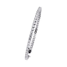 Round Cut Diamond Tennis Bracelet | Sparkling Eternity Link Bracelet for Women
