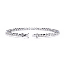 Round Cut Diamond Tennis Bracelet | Sparkling Eternity Link Bracelet for Women