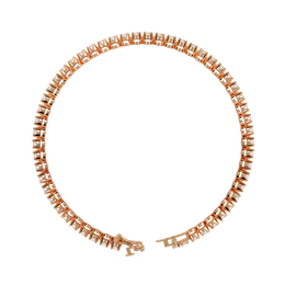 Round Cut Diamond Tennis Bracelet | Sparkling Eternity Link Bracelet for Women