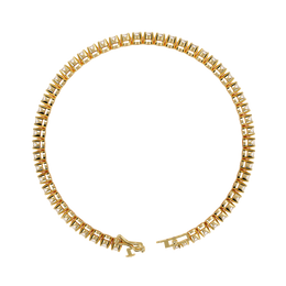 Round Cut Diamond Tennis Bracelet | Sparkling Eternity Link Bracelet for Women