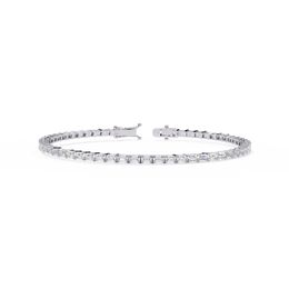 Emerald Cut Diamond Tennis Bracelet | Emerald Geometric Eternity Bracelet for Women