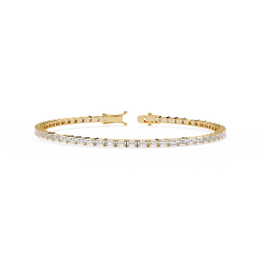 Emerald Cut Diamond Tennis Bracelet | Emerald Geometric Eternity Bracelet for Women