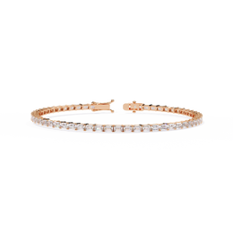 Emerald Cut Diamond Tennis Bracelet | Emerald Geometric Eternity Bracelet for Women