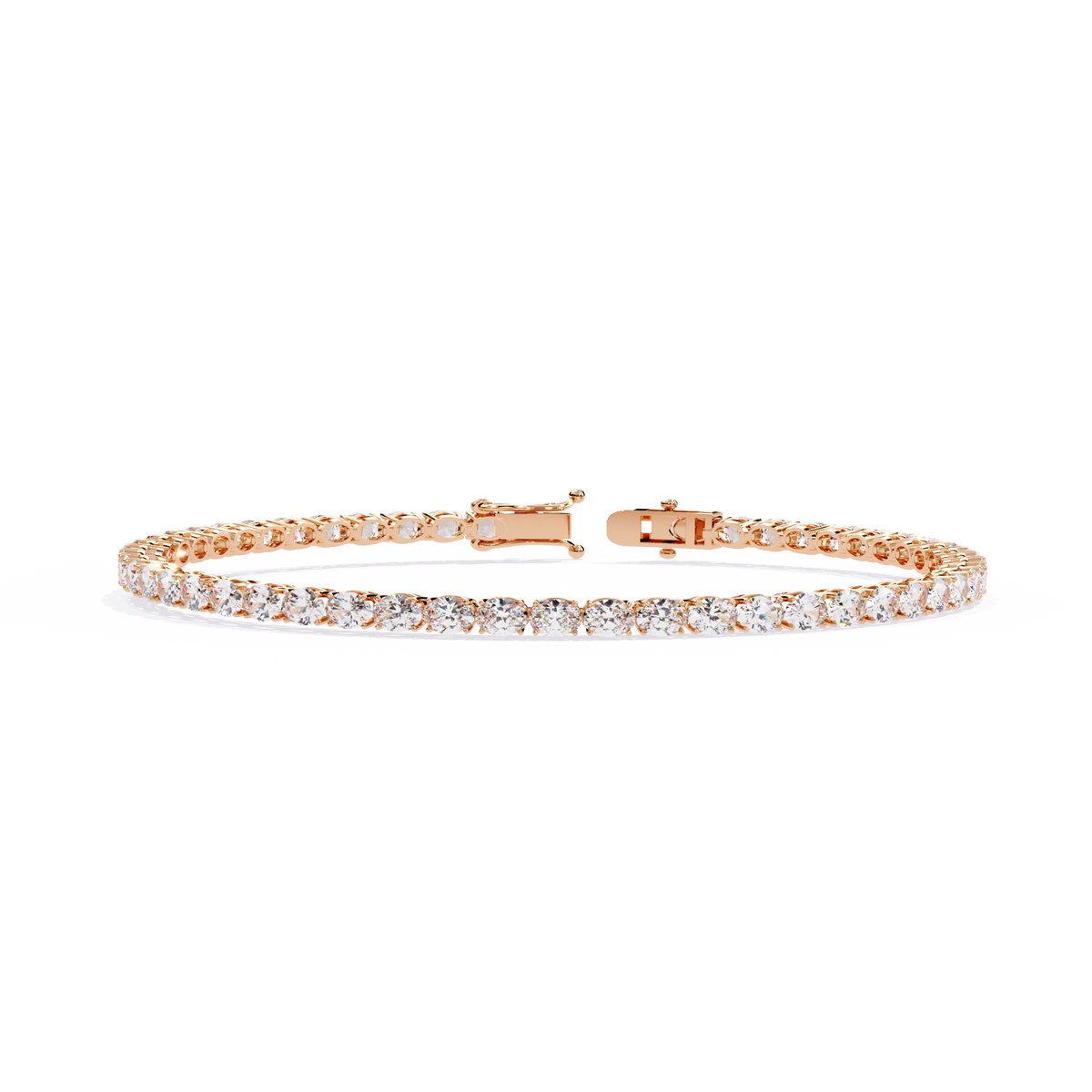 Oval Cut Diamond Tennis Bracelet | Sparkling Oval Gemstone Eternity Bracelet for Women