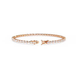 Oval Cut Diamond Tennis Bracelet | Sparkling Oval Gemstone Eternity Bracelet for Women