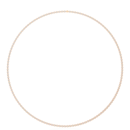 Horizontal Oval Cut Diamond Tennis Necklace, 18K Gold East-West Riviera Choker, Luxury Statement Bridal Jewelry