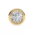 1.50CT Round Diamond Bezel Set Stud Earring
