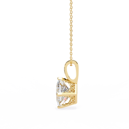 1.50CT Brilliant Princess Cut Pendant - image 22