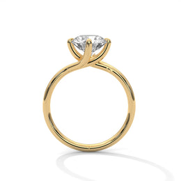 1.50CT Round Lab Grown Diamond 4 Claw Prong Ring - image 8