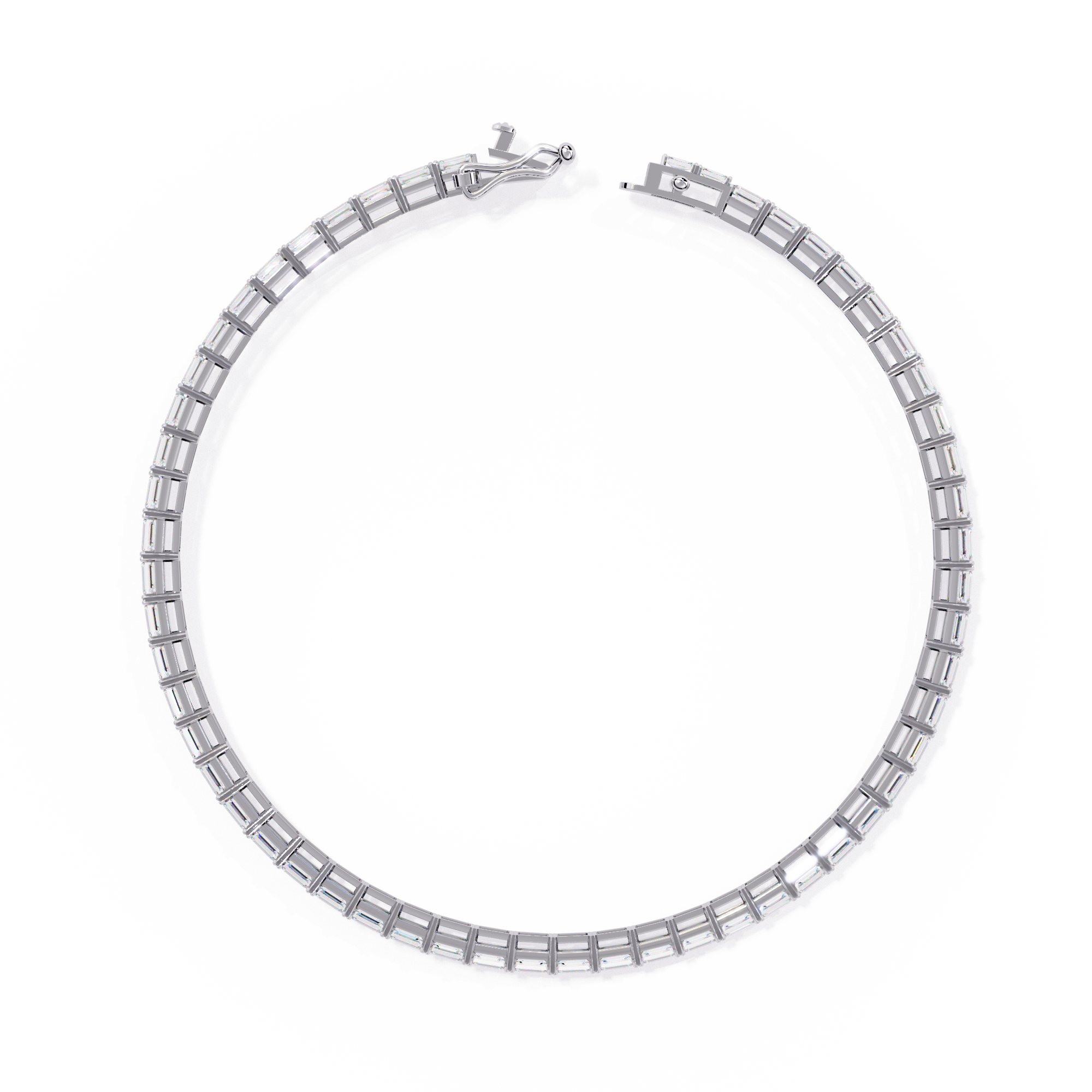 Emerald Diamond Solitaire Luxury Tennis Bracelets - image 15