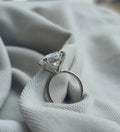 8.00ct Brilliant Round Lab Grown Stone 8 Prongs Crown With Hidden Halo 10kt White Gold Ring