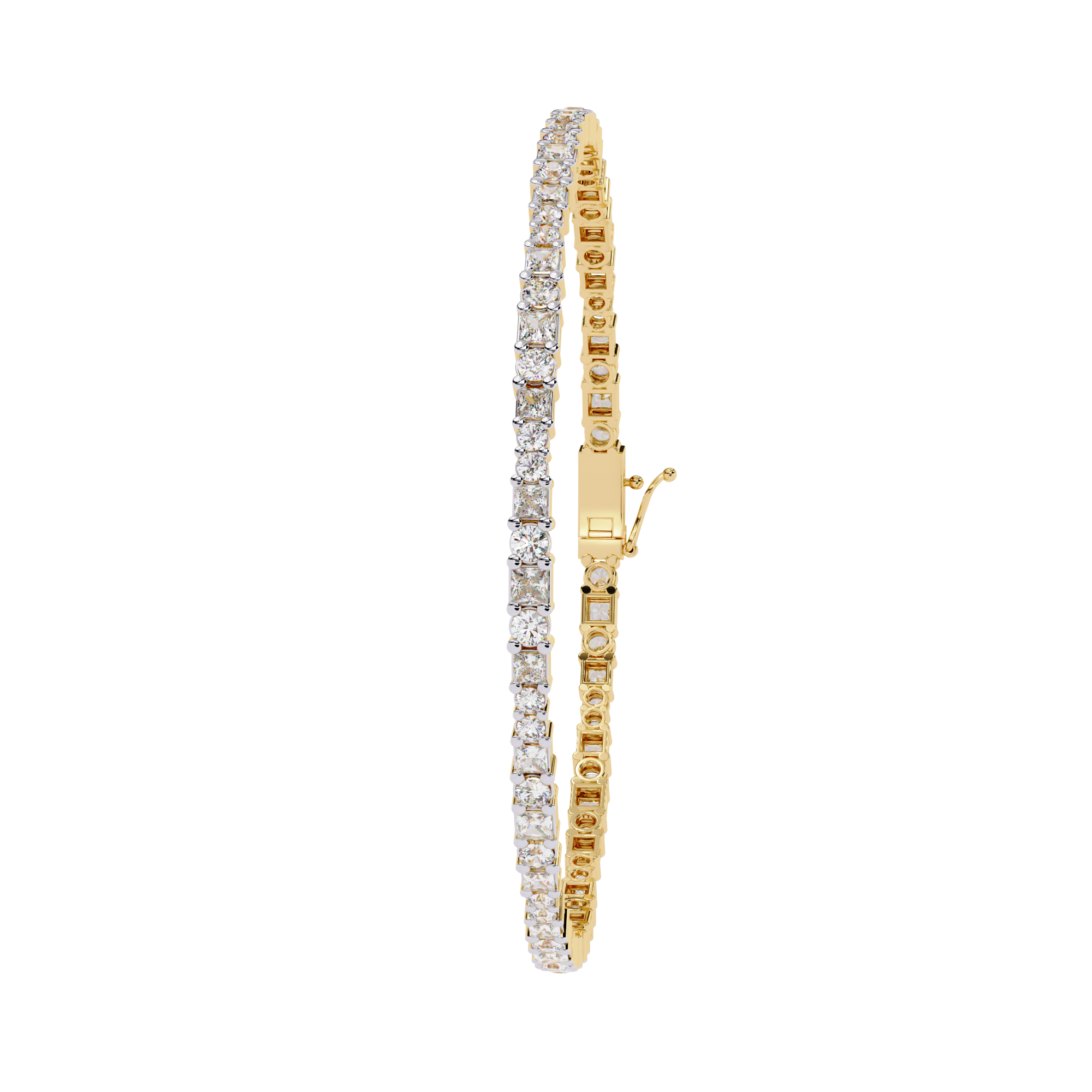 Round Diamond Solitaire Luxury Tennis Bracelets - image 8