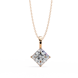 1.50CT Brilliant Princess Cut Pendant - image 19