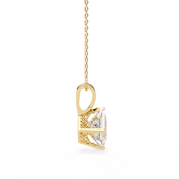 1.50CT Brilliant Princess Cut Pendant - image 7