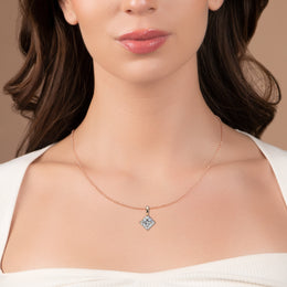 1.50CT Brilliant Princess Cut Pendant - image 4