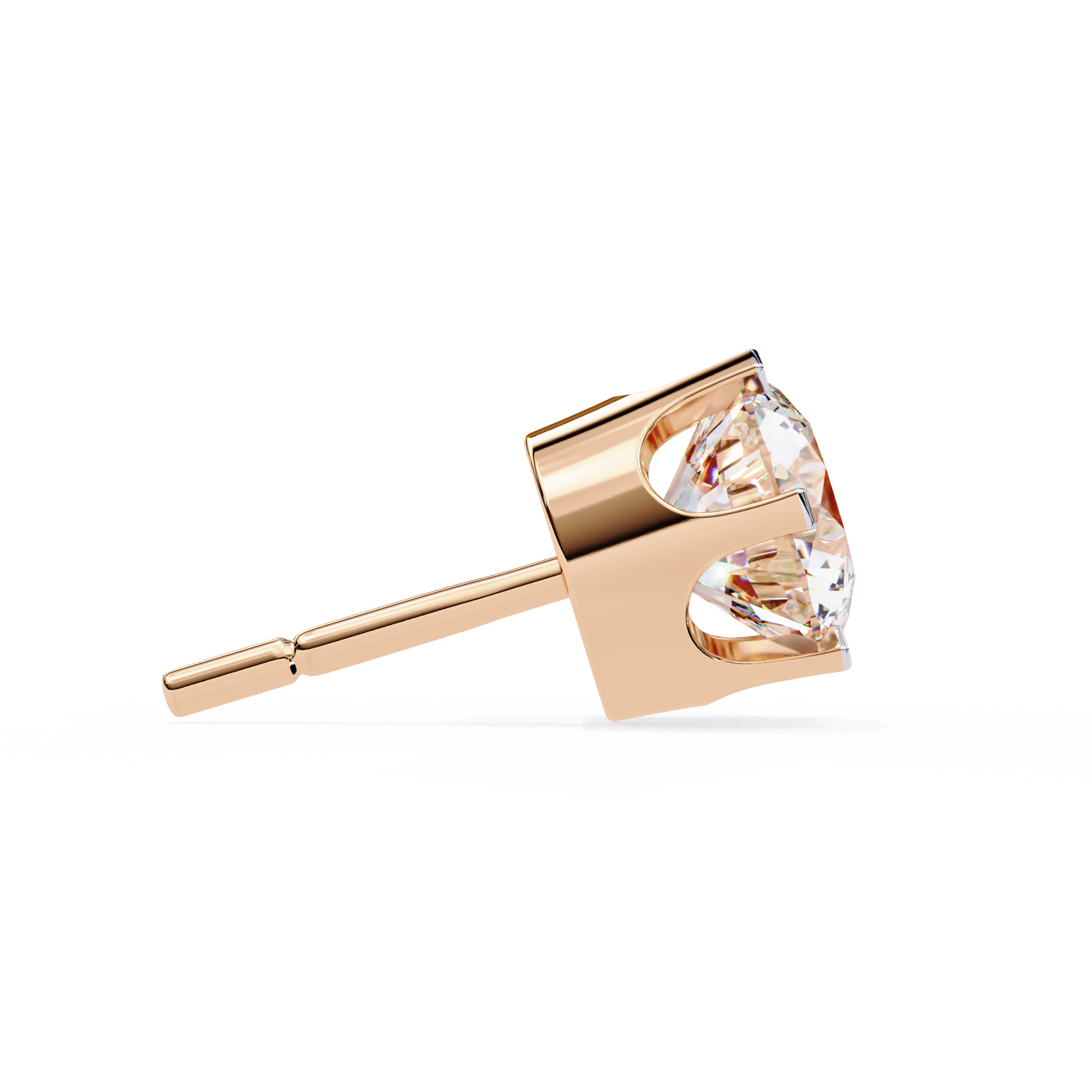 2.00CT Round Diamond Six Prongs Stud Earring - image 14