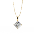 1.50CT Brilliant Princess Cut Pendant
