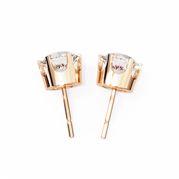 2.00CT Round Diamond Six Prongs Stud Earring - image 8