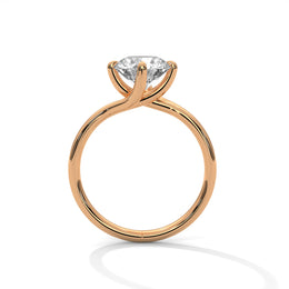 1.50CT Round Lab Grown Diamond 4 Claw Prong Ring - image 9