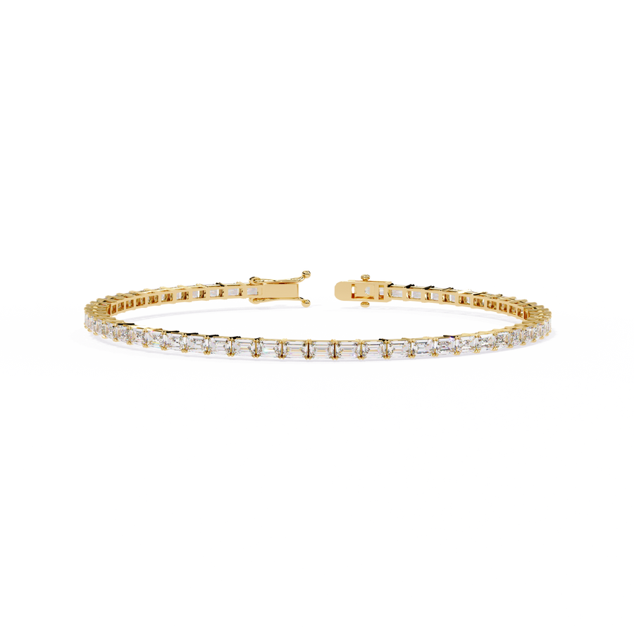 Emerald Diamond Solitaire Luxury Tennis Bracelets - image 5
