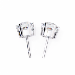 2.00CT Round Diamond Six Prongs Stud Earring - image 9