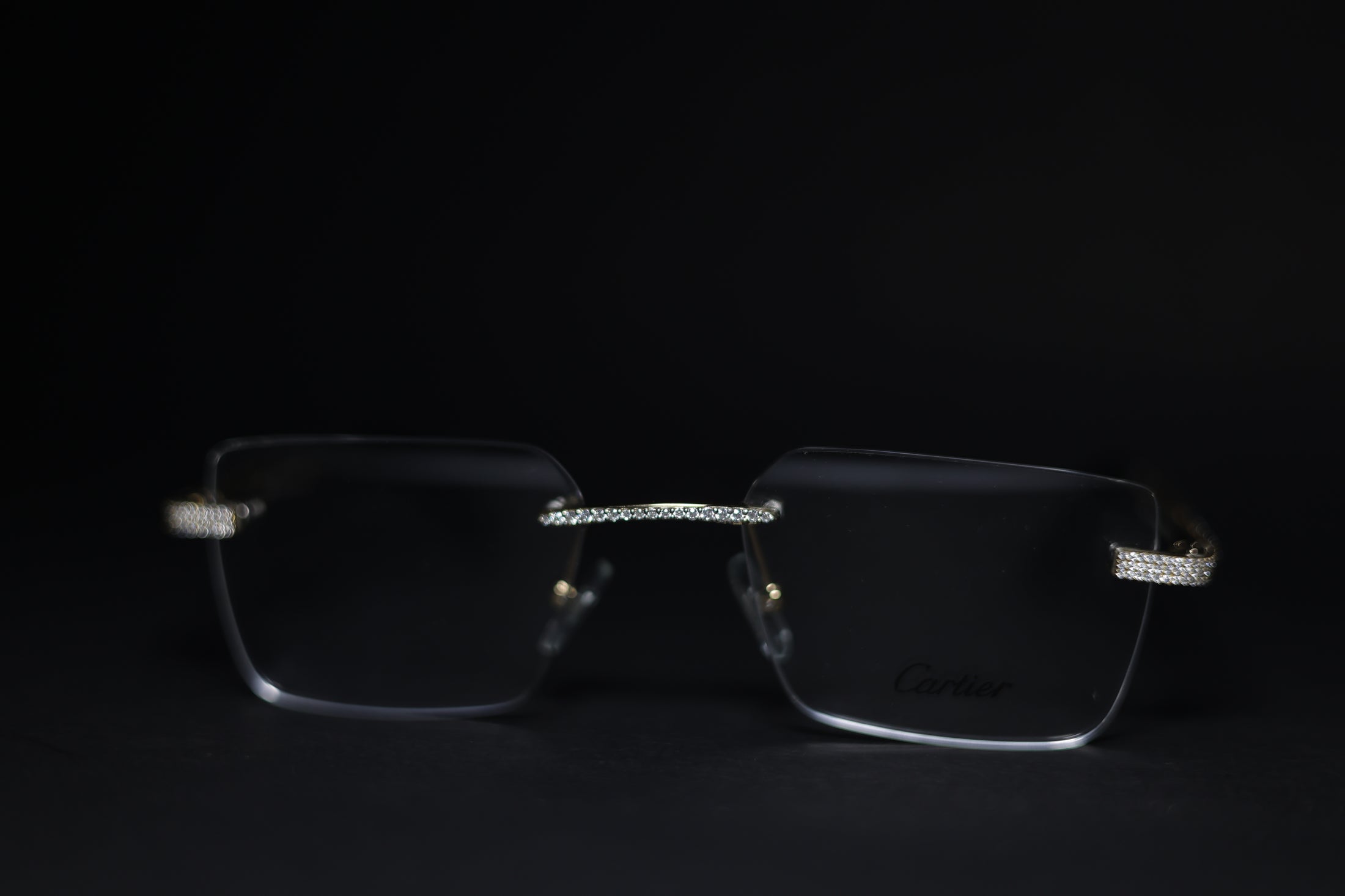 Lab-Grown Diamond Frame Goggles - image 1