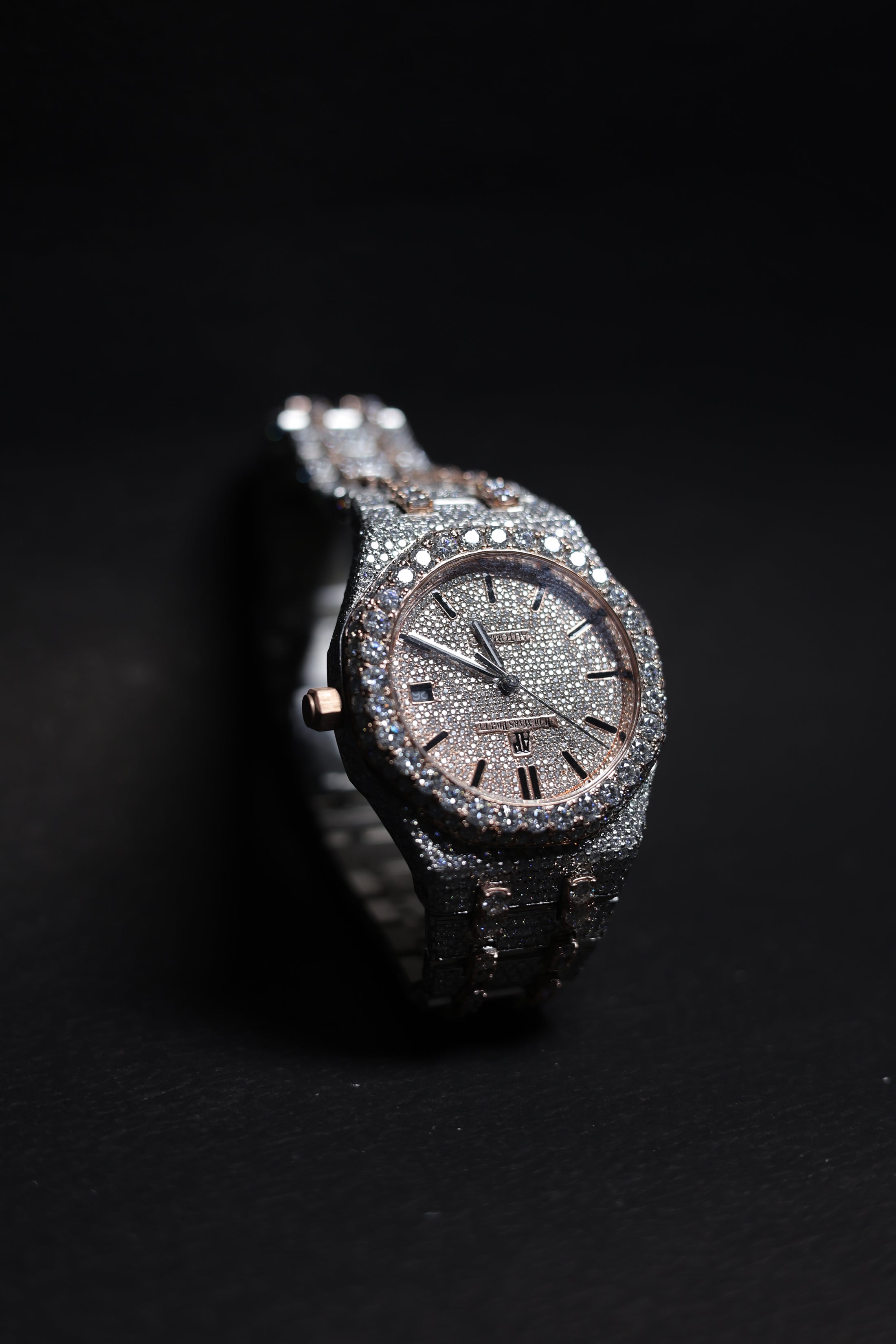 Men's Luxury Iced-Out Moissanite Watch - image 4