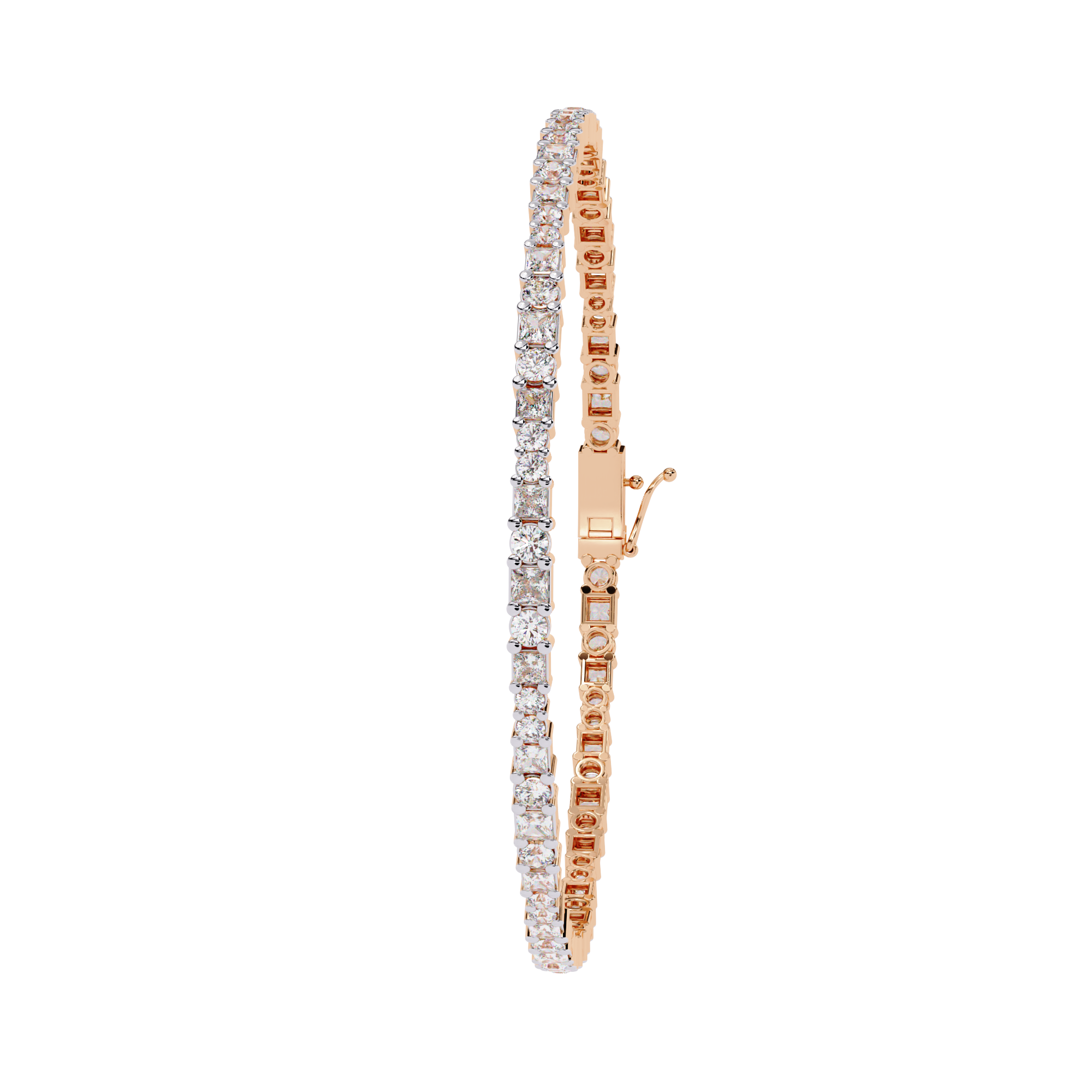 Round Diamond Solitaire Luxury Tennis Bracelets - image 9