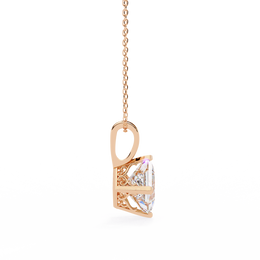 1.50CT Brilliant Princess Cut Pendant - image 5