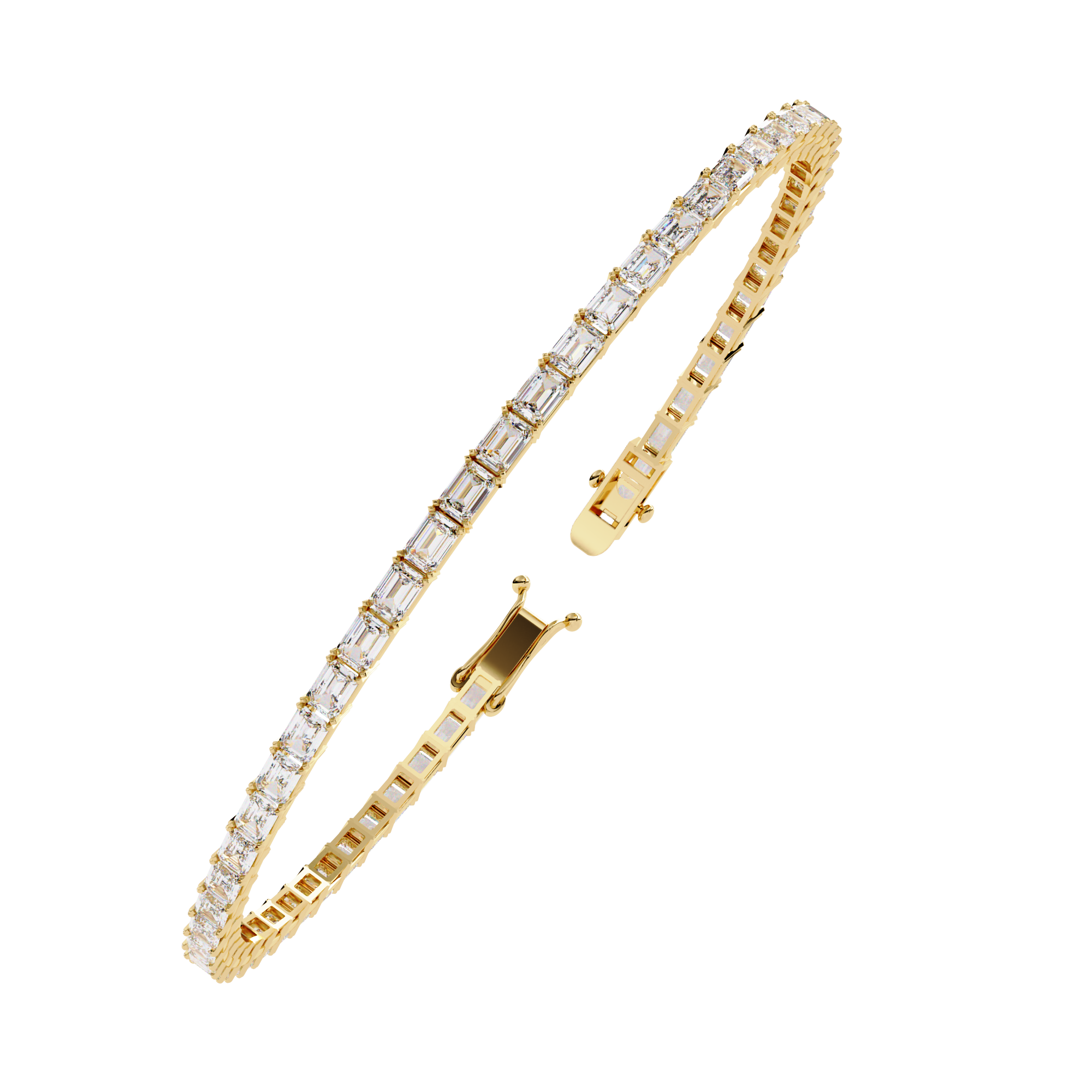 Emerald Diamond Solitaire Luxury Tennis Bracelets - image 18