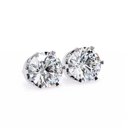 2.00CT Round Diamond Six Prongs Stud Earring - image 18
