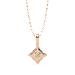 1.50CT Brilliant Princess Cut Pendant - image 10