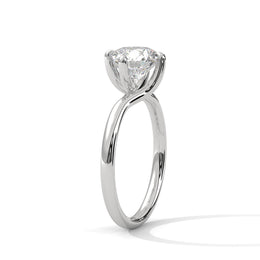 1.50CT Round Lab Grown Diamond 4 Claw Prong Ring - image 7