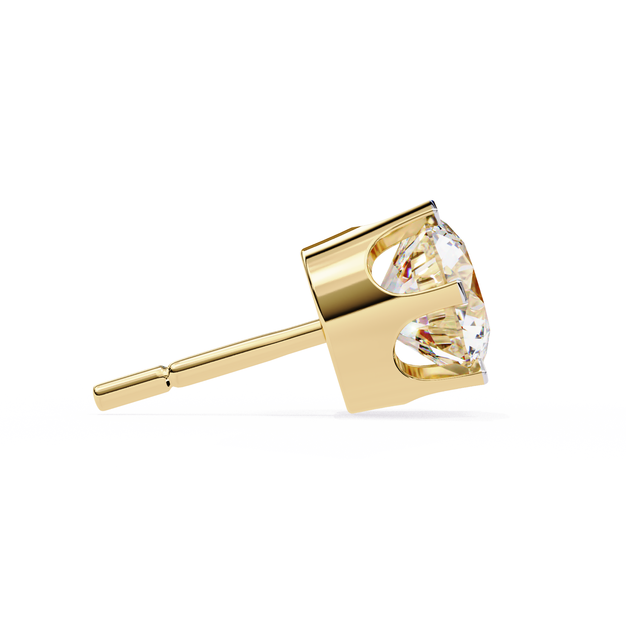 2.00CT Round Diamond Six Prongs Stud Earring - image 15
