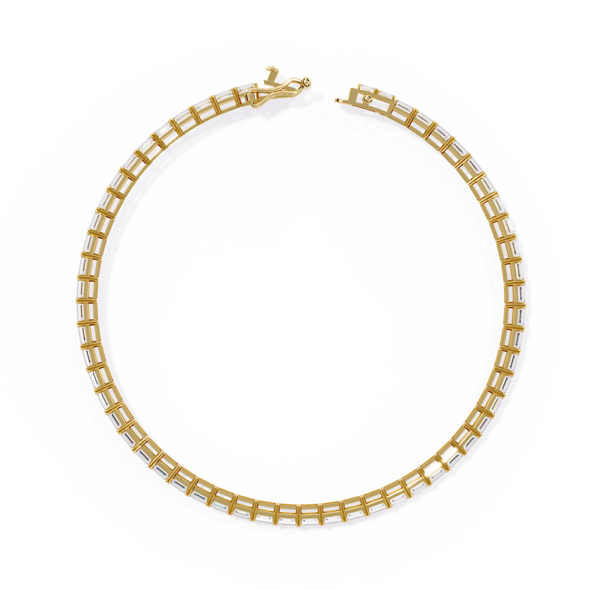 Emerald Diamond Solitaire Luxury Tennis Bracelets - image 14