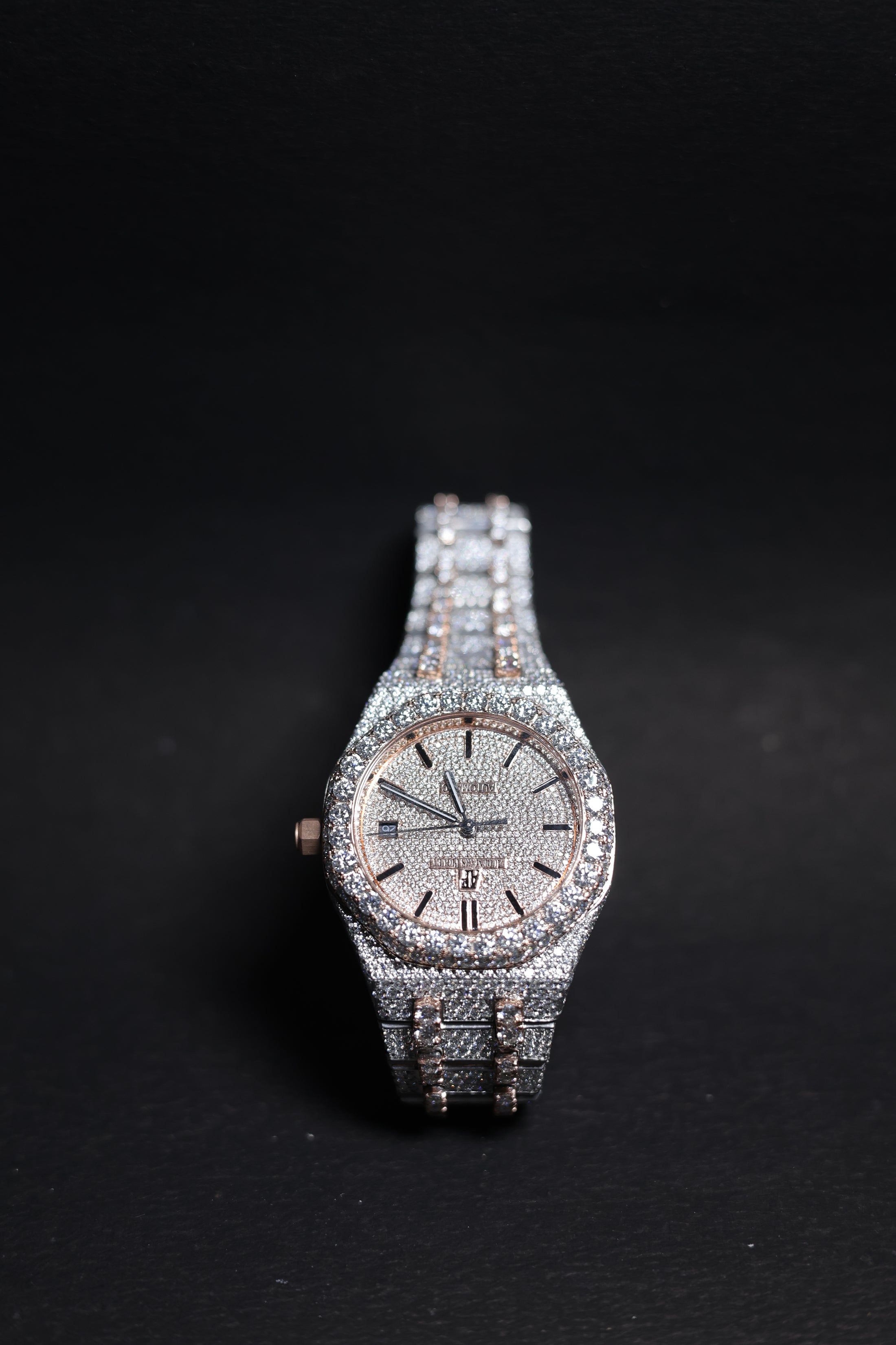 Men's Luxury Iced-Out Moissanite Watch - image 3
