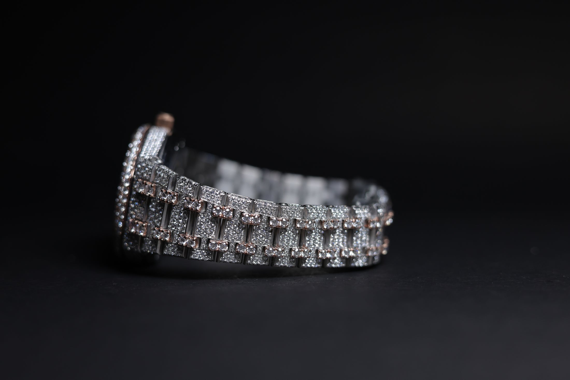 Men's Luxury Iced-Out Moissanite Watch - image 5