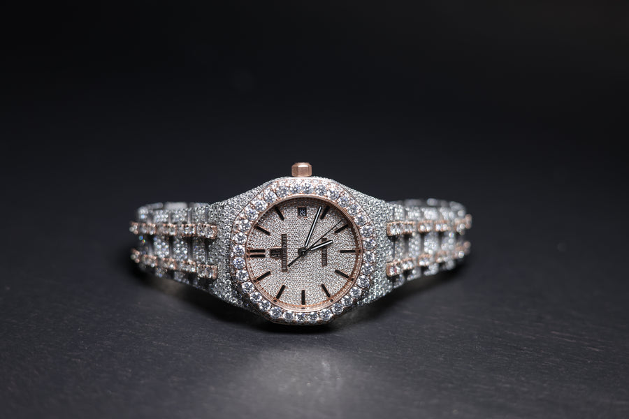 Men's Luxury Iced-Out Moissanite Watch - image 1