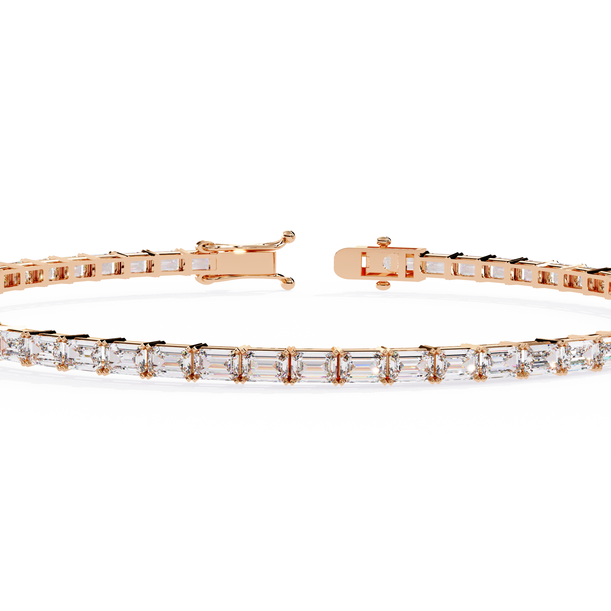 Emerald Diamond Solitaire Luxury Tennis Bracelets - image 7